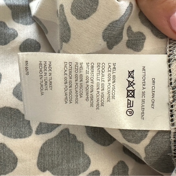 Anthropologie Vintage Y2K Inspired Dalmatian Print Slip Dress Size Medium - Picture 7 of 16